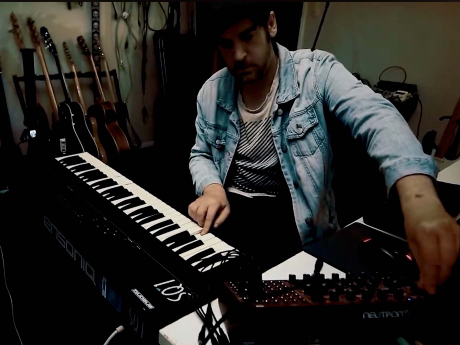 Jeramiah Ross performing on keys